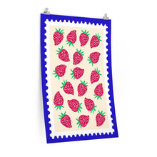 Load image into Gallery viewer, Strawberry Stamp - Art Print
