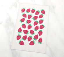 Load image into Gallery viewer, Strawberry Tea Towel
