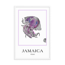 Load image into Gallery viewer, Framed Jelly Fish Wall Print
