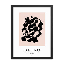 Load image into Gallery viewer, Framed Retro Abstract Art Print
