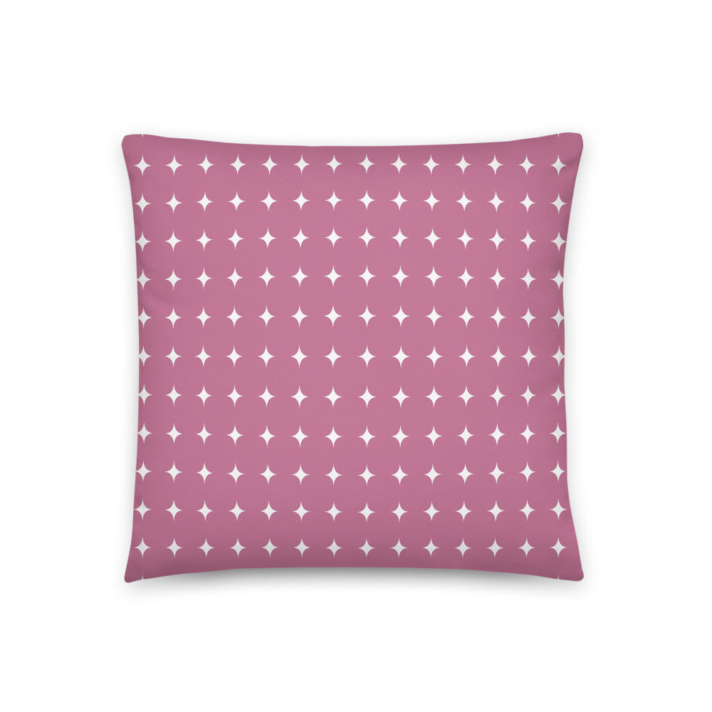 Pink Star Pillow Cushion