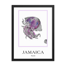 Load image into Gallery viewer, Framed Jelly Fish Wall Print
